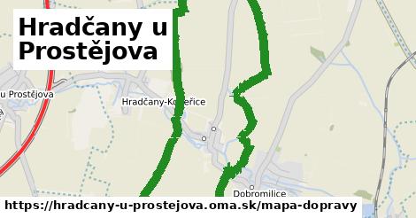 ikona Hradčany u Prostějova: 0 m trás mapa-dopravy v hradcany-u-prostejova