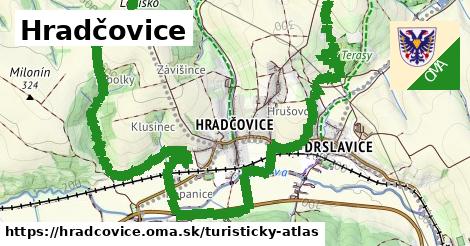 ikona Turistická mapa turisticky-atlas v hradcovice