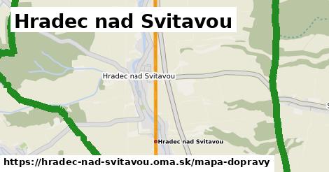 ikona Hradec nad Svitavou: 59 km trás mapa-dopravy v hradec-nad-svitavou