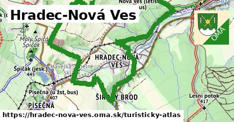 ikona Turistická mapa turisticky-atlas v hradec-nova-ves