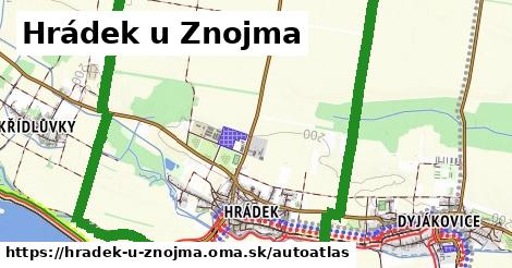 ikona Mapa autoatlas v hradek-u-znojma