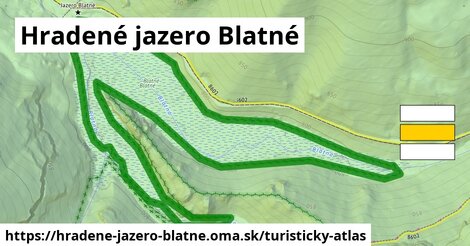 Hradené jazero Blatné