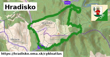 ikona Cyklo cykloatlas v hradisko