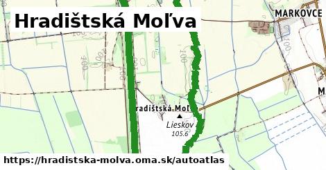 ikona Mapa autoatlas v hradistska-molva