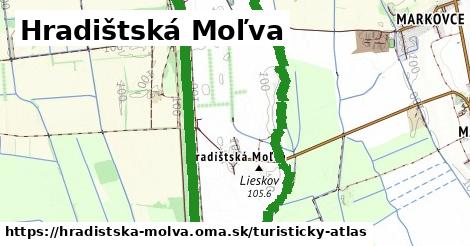 ikona Hradištská Moľva: 0 m trás turisticky-atlas v hradistska-molva