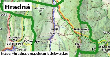 ikona Turistická mapa turisticky-atlas v hradna