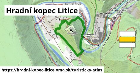 ikona Turistická mapa turisticky-atlas v hradni-kopec-litice