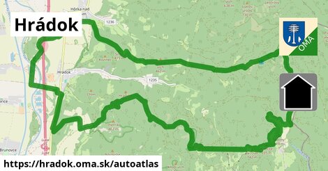 ikona Mapa autoatlas v hradok