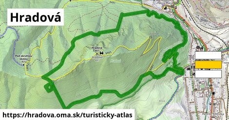 ikona Turistická mapa turisticky-atlas v hradova