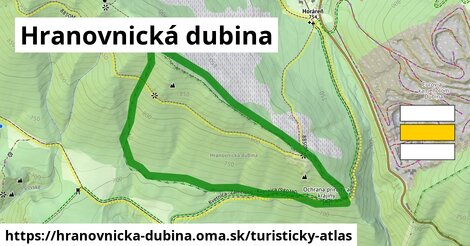 ikona Turistická mapa turisticky-atlas v hranovnicka-dubina