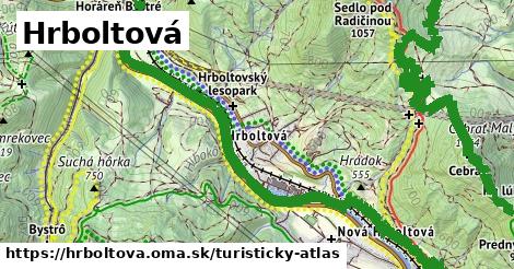 ikona Hrboltová: 0 m trás turisticky-atlas v hrboltova