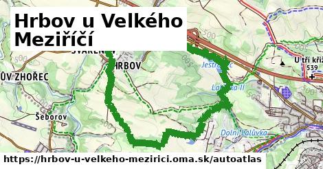 ikona Mapa autoatlas v hrbov-u-velkeho-mezirici