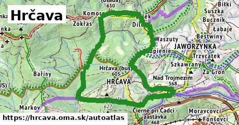 ikona Mapa autoatlas v hrcava