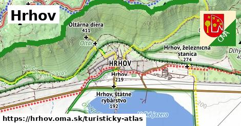 ikona Turistická mapa turisticky-atlas v hrhov