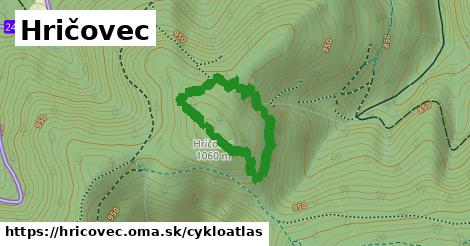 ikona Hričovec: 0 m trás cykloatlas v hricovec