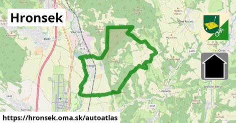 ikona Mapa autoatlas v hronsek