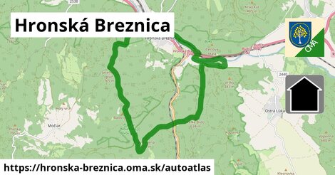 ulice v Hronská Breznica