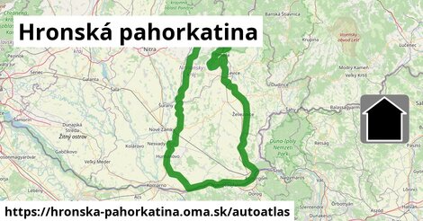 ikona Mapa autoatlas v hronska-pahorkatina