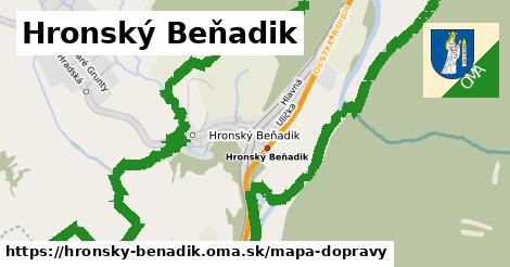 ikona Hronský Beňadik: 39 km trás mapa-dopravy v hronsky-benadik