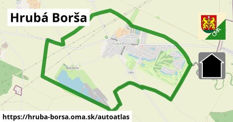 ulice v Hrubá Borša