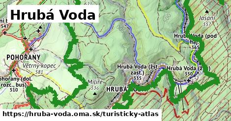 ikona Turistická mapa turisticky-atlas v hruba-voda