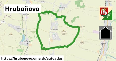 ikona Mapa autoatlas v hrubonovo