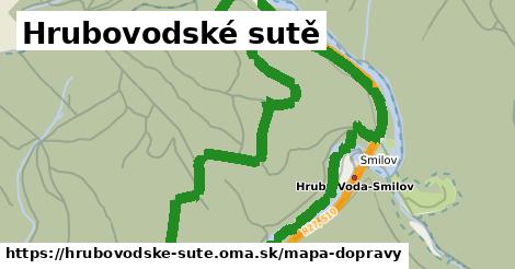 ikona Hrubovodské sutě: 0 m trás mapa-dopravy v hrubovodske-sute