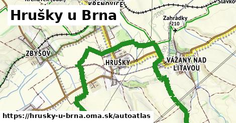 ikona Mapa autoatlas v hrusky-u-brna