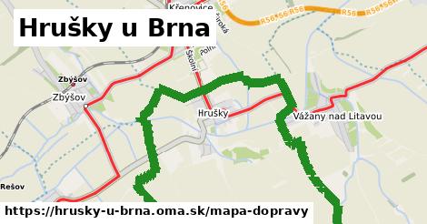 ikona Mapa dopravy mapa-dopravy v hrusky-u-brna