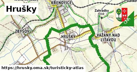 ikona Hrušky: 0 m trás turisticky-atlas v hrusky