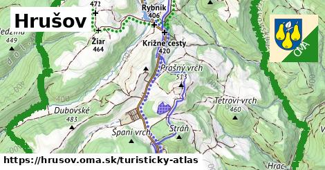 ikona Turistická mapa turisticky-atlas v hrusov