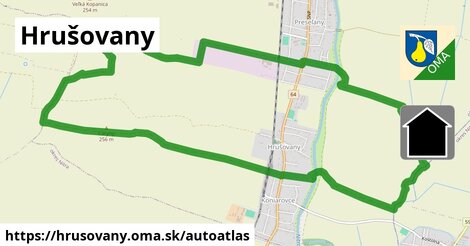 ikona Mapa autoatlas v hrusovany