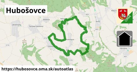 ikona Mapa autoatlas v hubosovce