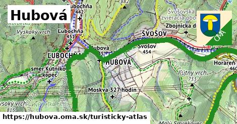 ikona Turistická mapa turisticky-atlas v hubova