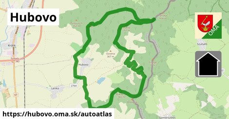 ikona Mapa autoatlas v hubovo