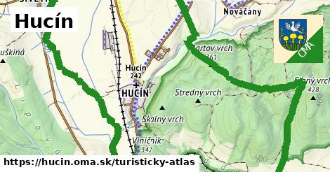 ikona Turistická mapa turisticky-atlas v hucin