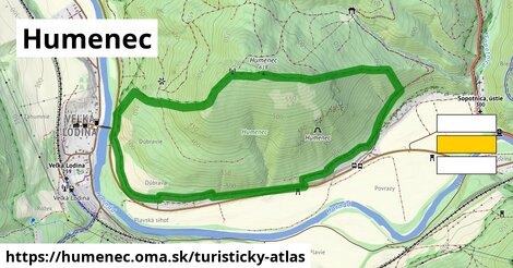 ikona Turistická mapa turisticky-atlas v humenec