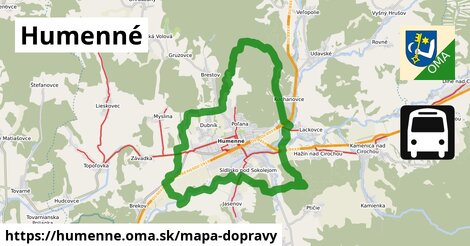 ikona Mapa dopravy mapa-dopravy v humenne