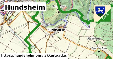 ikona Mapa autoatlas v hundsheim