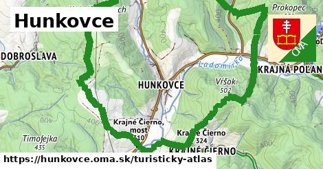 ikona Turistická mapa turisticky-atlas v hunkovce