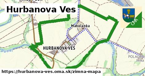 ikona Zimná mapa zimna-mapa v hurbanova-ves