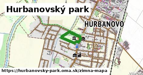 ikona Zimná mapa zimna-mapa v hurbanovsky-park