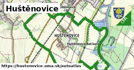 ikona Mapa autoatlas v hustenovice