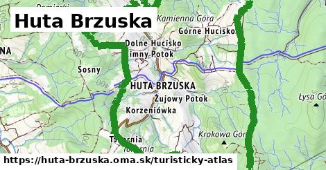 ikona Turistická mapa turisticky-atlas v huta-brzuska