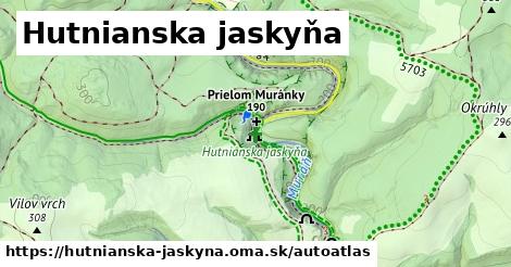 ikona Mapa autoatlas v hutnianska-jaskyna