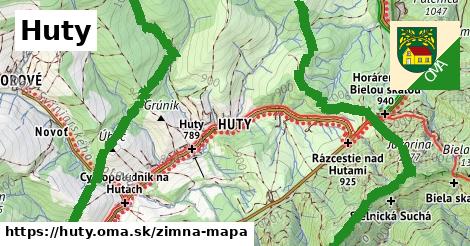 ikona Zimná mapa zimna-mapa v huty