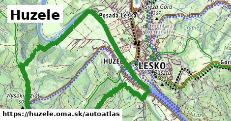 ikona Mapa autoatlas v huzele