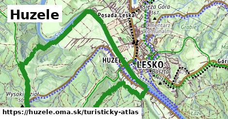 ikona Turistická mapa turisticky-atlas v huzele