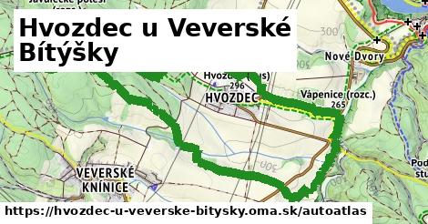 ikona Mapa autoatlas v hvozdec-u-veverske-bitysky