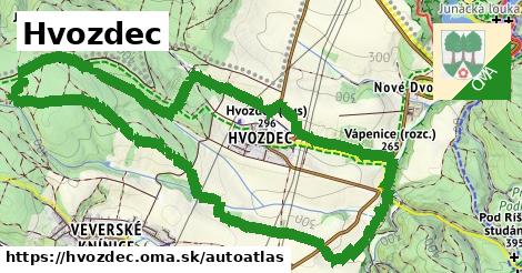 ikona Mapa autoatlas v hvozdec